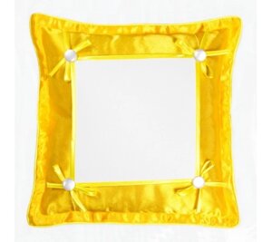 Подушка сувенирная 34х34см (Желтый)