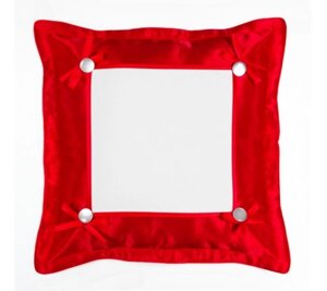 Подушка сувенирная 34х34см (Красный)
