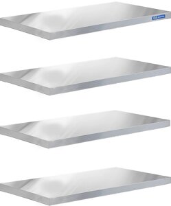 Комплект сплошных полок для стеллажа кухонного Kayman ПС-42/0904