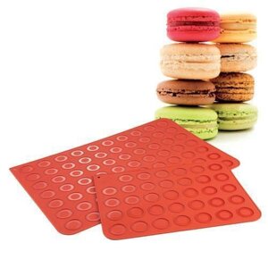 Коврик силиконовый "Macarons" 60х40см с выемками d40мм, 70 ячеек 30TM6001R