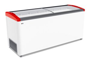 Ларь морозильный Фростор FG 775 E красный