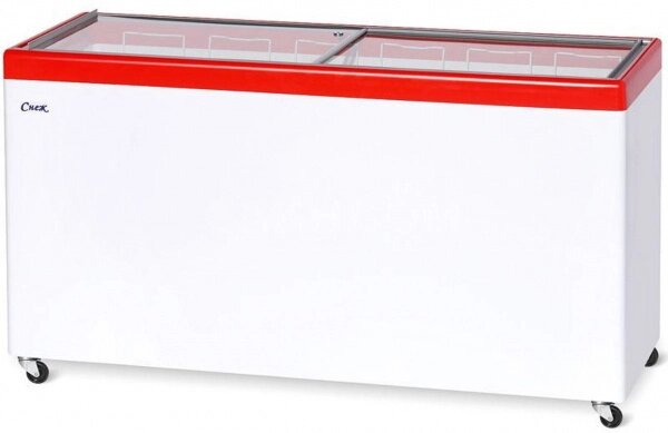 Ларь морозильный Снеж МЛП-700 красный от компании ООО «ФудПром» - фото 1