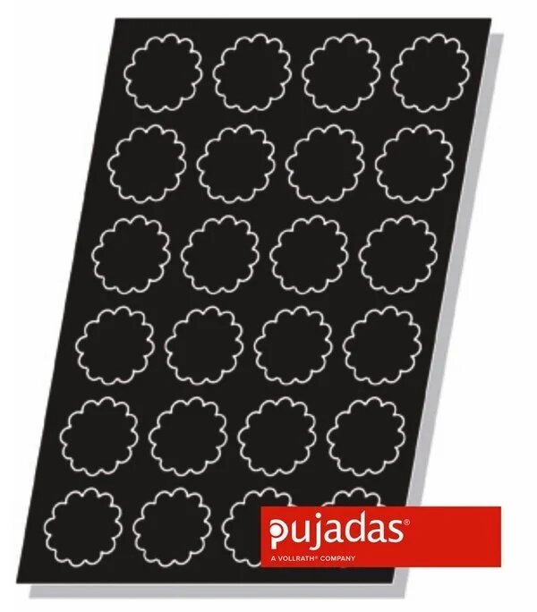 M. Pujadas, S. A. Форма для выпечки 859.202 (круг, 24 шт, силикон) от компании ООО «ФудПром» - фото 1