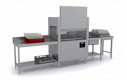 Машина посудомоечная конвейерного типа Apach Cook Line ARC100 (T101) ДОЗ+CW П/Л от компании ООО «ФудПром» - фото 1