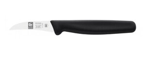 Нож для чистки овощей 6см изогнутый JUNIOR черный 24100.3214000.060