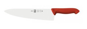 Нож поварской "шеф" 25см, красный horeca PRIME 28400. HR10000.250