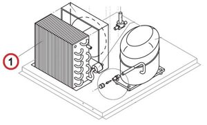 Конденсатор воздушный (теплообменник) 20264 для Льдогенераторов т. м. BREMA