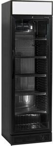 Шкаф холодильный со стеклом TEFCOLD CEV425CP-BLACK