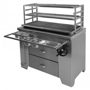 Многофункциональный угольный мангал Гриль-Мастер Умм/2 (ROBATA L1200)