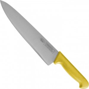 Шеф-нож 25см Roal желтая пластиковая ручка