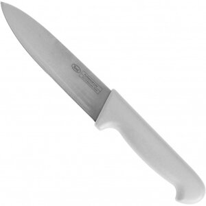 Нож поварской 16см Roal белая пластиковая ручка