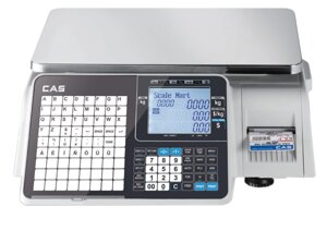 Весы торговые с печатью этикеток CAS CL3000J-06B