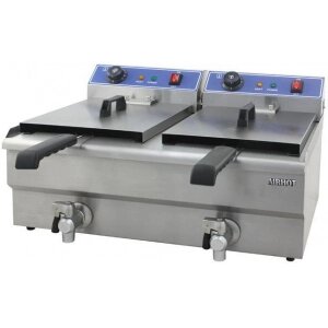 ФРИТЮРНИЦА AIRHOT EF16+16 С КРАНОМ