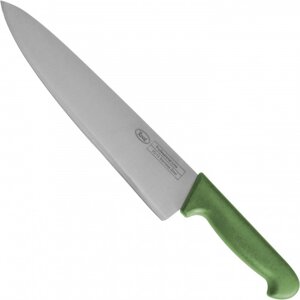Шеф-нож 25см Roal зеленая пластиковая ручка