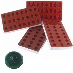 Martellato SRL. SG 04 Формы для отливки мармелада Jelliflex (полусф.,d27,h13.5)