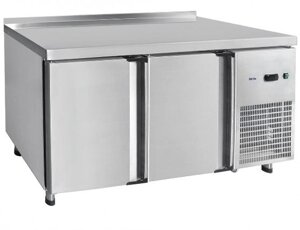 Стол холодильный низкотемпературный СХН-60-01 неохлаж. Столешница с бортом (дверь-стекло, ящики 1/2)