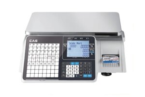 Весы торговые с печатью этикеток Cas CL3000J-15B