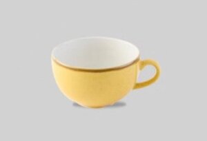 Чашка Cappuccino 340мл StoneCast, цвет Mustard Seed Yellow SMSSCB281