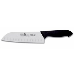 Нож японский 18см с бороздками, черный HORECA PRIME 28100. HR85000.180
