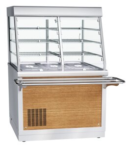 Прилавок-витрина холодильный Abat ПВВ (Н)-70Х-С-НШ