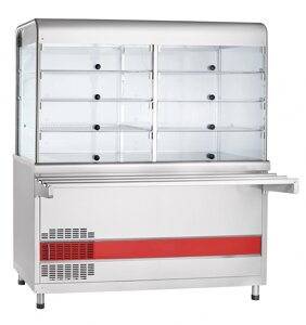 Прилавок-витрина холодильный Abat ПВВ (Н)-70КМ-С-01-ОК