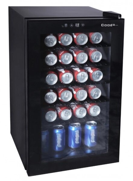 Шкаф барный холодильный Cooleq TBC-65 черный от компании ООО «ФудПром» - фото 1
