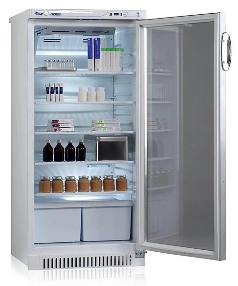 Шкаф фармацевтический охлаждаемый Pozis ХФ-250-3 от компании ООО «ФудПром» - фото 1
