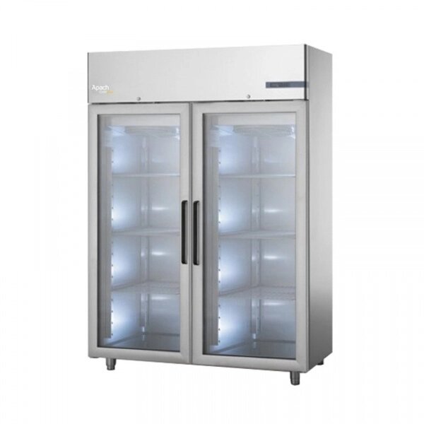 Шкаф холодильный Apach LCRM120SD2G со стеклянной дверью от компании ООО «ФудПром» - фото 1