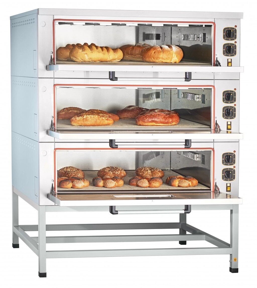 Шкаф пекарный Abat ЭШП-3-01КП подовый, электр., разбор. от компании ООО «ФудПром» - фото 1