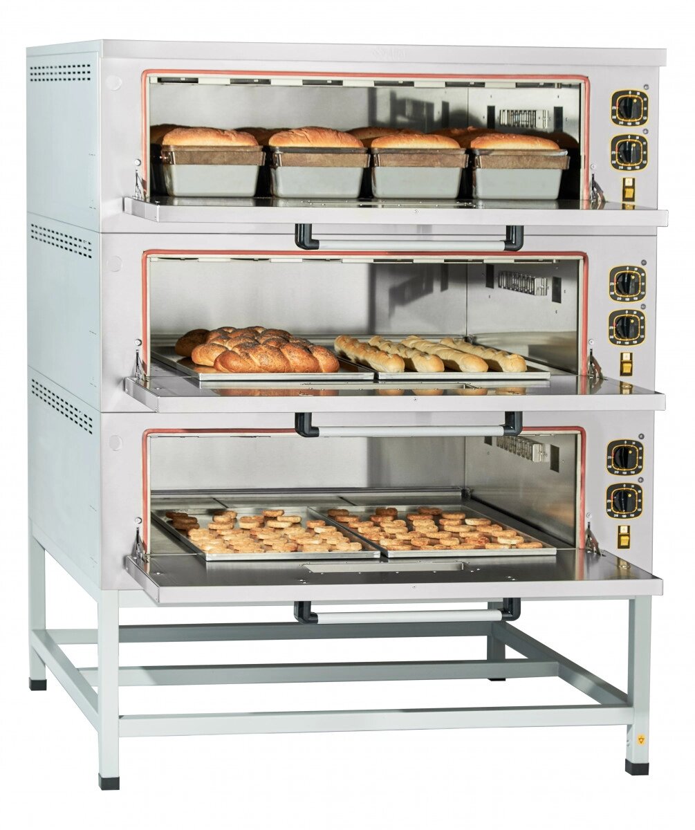 Шкаф пекарный Abat ЭШП-3, подовый, электричес. от компании ООО «ФудПром» - фото 1