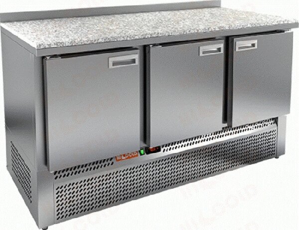 Стол холодильный Hicold SNE 111/TN камень от компании ООО «ФудПром» - фото 1