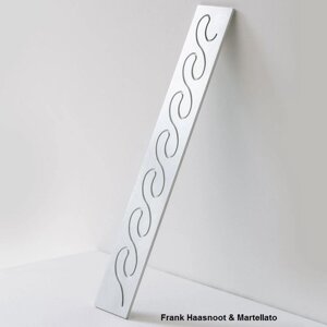 Трафарет для декора "TEMPLATE WAVE" 30х6,8см, нерж. сталь, дизайн - Frank Haasnoot 20FH50