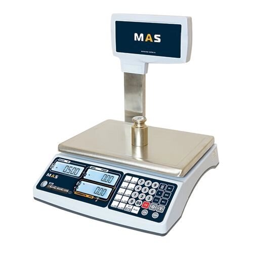 Весы торговые MAS MR1-06P от компании ООО «ФудПром» - фото 1
