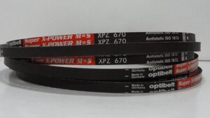 Ремень клиновой компрессора Optibelt Super X-Power XPZ 670