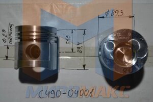 C490-04001, поршень xinchai C490