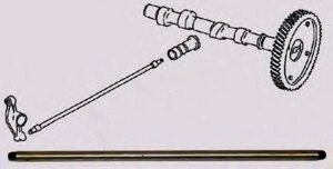 12159194/4110000054296, Штанга толкателя ГРМ (TD226, TBD226, WP6G, WP4G, TD226B-3CD)