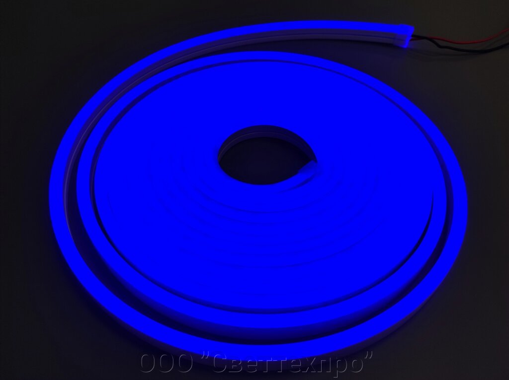 Гибкий неон 6х12 12V Blue от компании ООО "Светтехпро" - фото 1