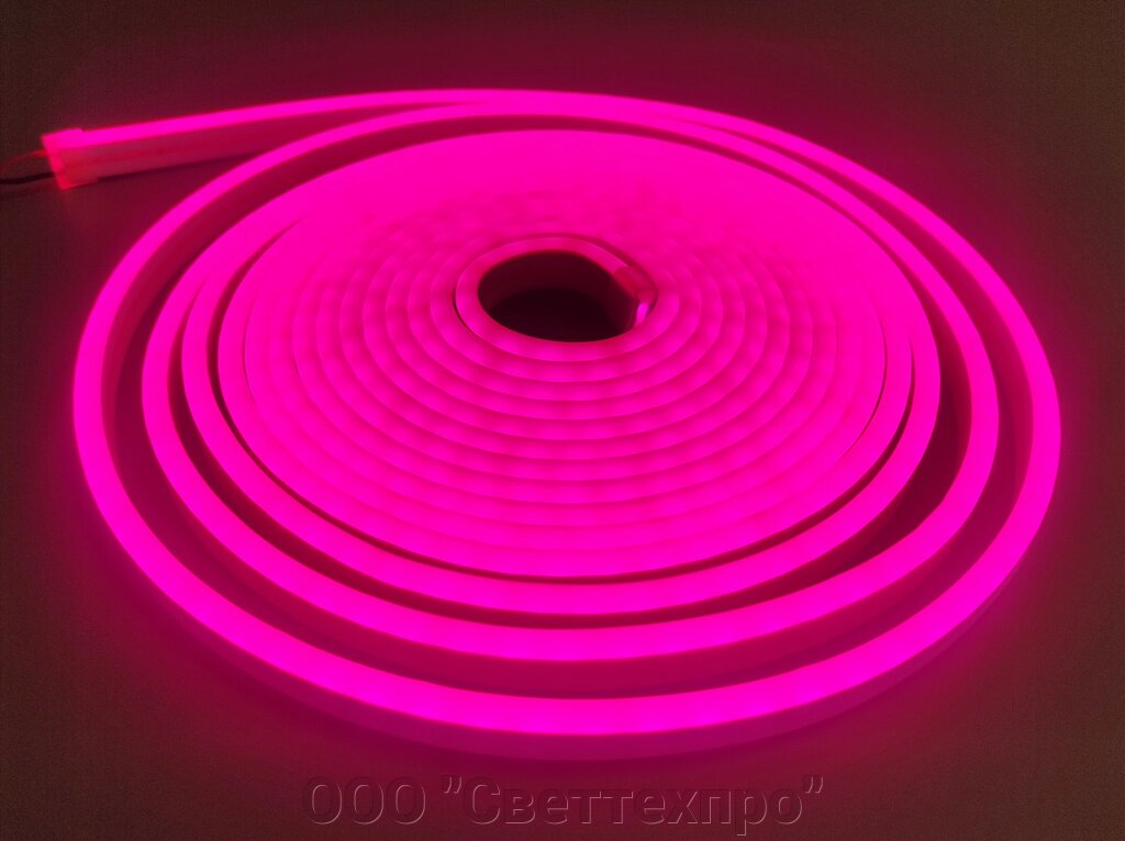 Гибкий неон 6х12 12V Pink от компании ООО "Светтехпро" - фото 1