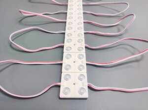 Светодиодный модуль Premium 4smd2835 CW линза