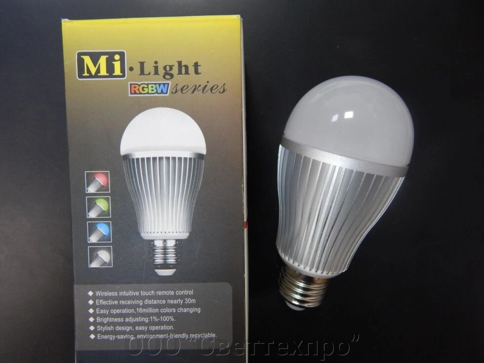 Светодиодная лампа Mi-Light 9Вт SV-H092702 RGBW/RGBWW от компании ООО "Светтехпро" - фото 1