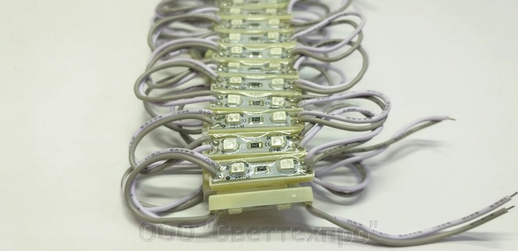 Светодиодный модуль 2x3528 G от компании ООО "Светтехпро" - фото 1
