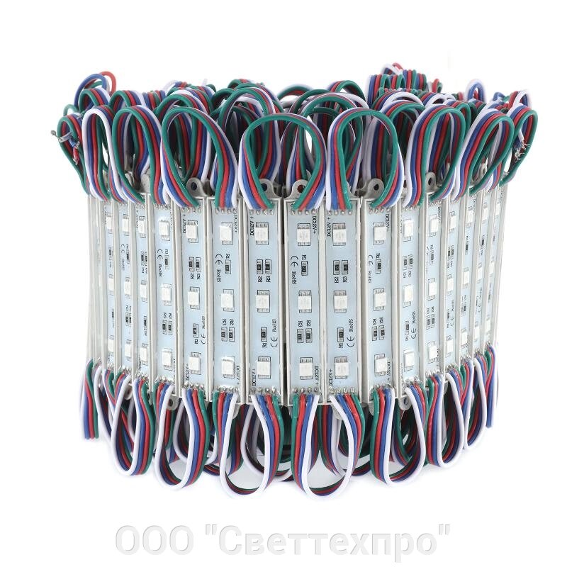 Светодиодный модуль 3x5050 RGB от компании ООО "Светтехпро" - фото 1