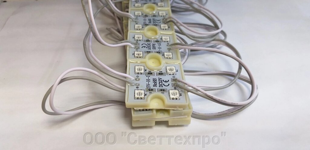 Светодиодный модуль 4x5050 R от компании ООО "Светтехпро" - фото 1
