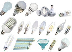 Источники света: LED лампы, LED модули, Лампы люминисцентные, энергосберегающие, галогенные, для вытяжки, для печей и т.