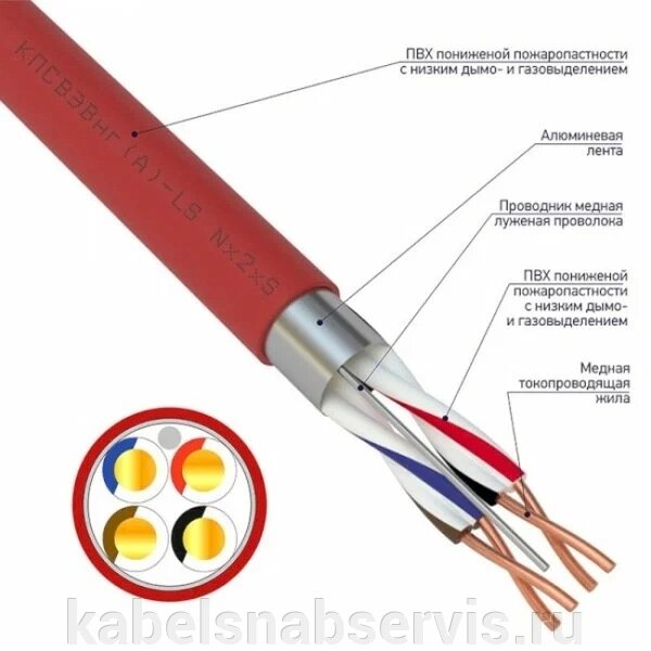 Кабели контрольные, сигнальные, витая пара, для пожарной сигнализации от компании Группа Компаний КабельСнабСервис - фото 1