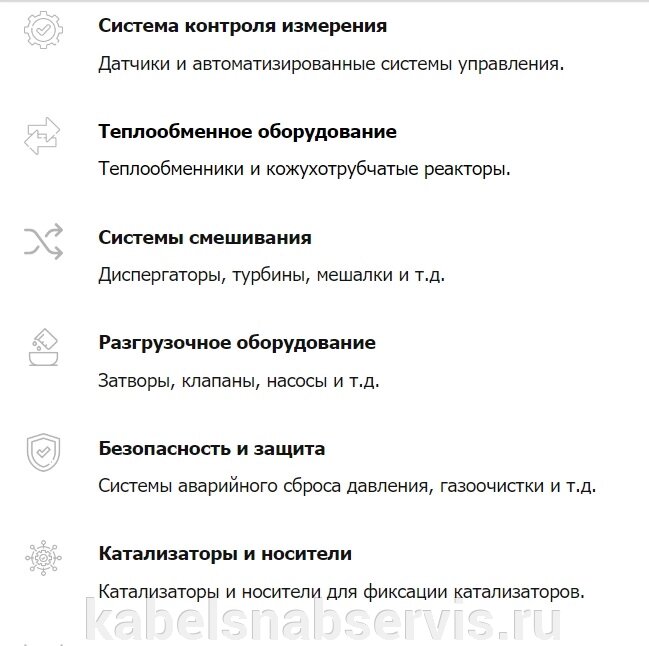 Комплектация химических реакторов под ключ от компании Группа Компаний КабельСнабСервис - фото 1