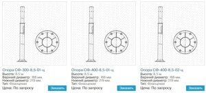 Опоры освещения ОС