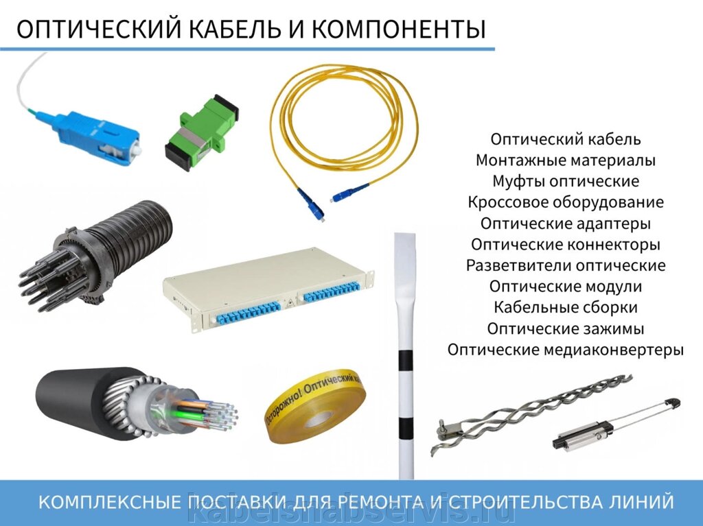 Оптический кабель и сопутствующие товары от компании Группа Компаний КабельСнабСервис - фото 1