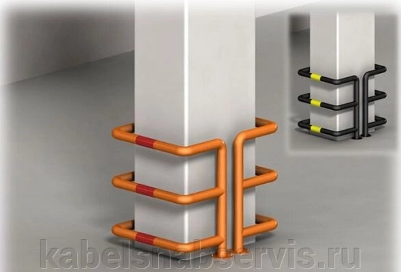 Отбойники для защиты от наезда транспорта от компании Группа Компаний КабельСнабСервис - фото 1