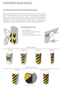 Парковочные маты из вспененного полиэтилена